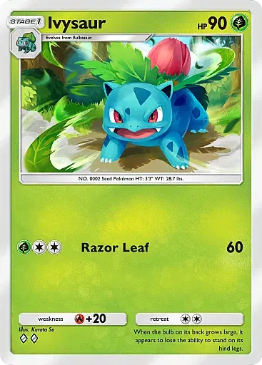 Ivysaur raro - Punto Genetico Apice (A1) #2
