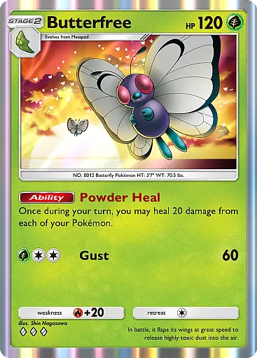 Butterfree raro - Punto Genetico Apice (A1) #7