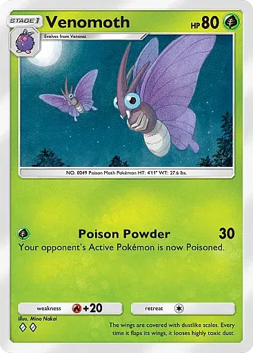 Venomoth raro - Punto Genetico Apice (A1) #17