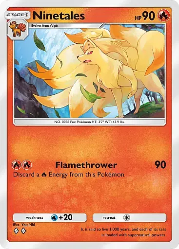Ninetales raro - Punto Genetico Apice (A1) #38