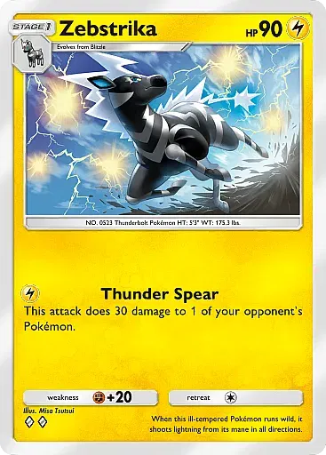 Zebstrika Uncommon - Genetic Apex (A1) #106