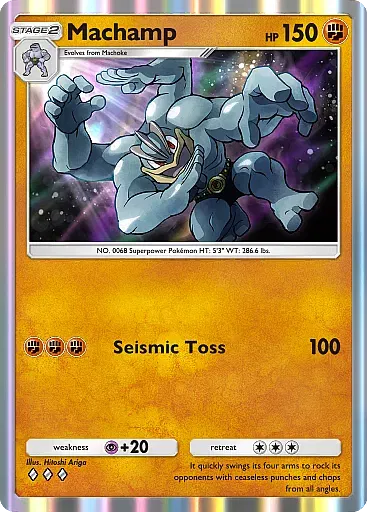 Machamp Raro - Picco Genetico (A1) #145