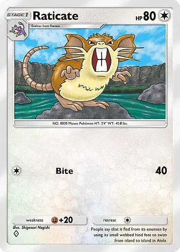 Raticate Comune - Picco Genetico (A1) #190