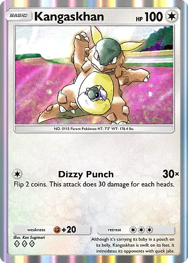 Kangaskhan Raro - Punto Genetico Apex (A1) #203