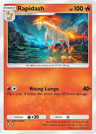 Rapidash Uncommon - Mythical Island (A1a) #11
