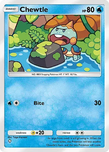 Chewtle Common - Mythical Island (A1a) #22