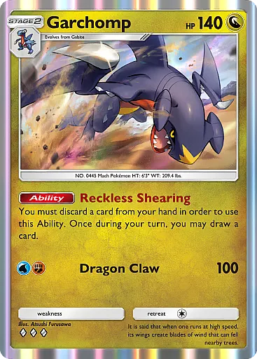 Garchomp Raro - Sfida Spazio-Tempo (A2) #123