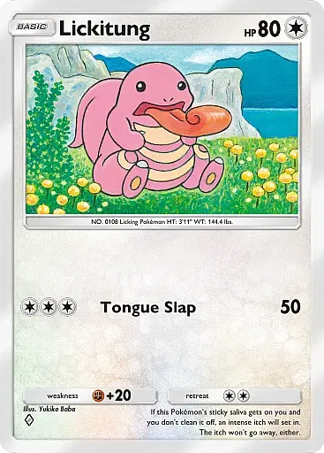 Lickitung Comune - Sfida Spazio-Tempo (A2) #124