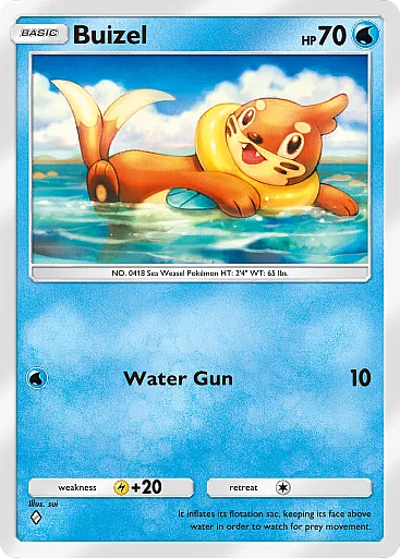 Buizel comune - Festa di riflessi splendenti (A2b) #16