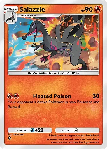 Salazzle Comune - Guardiani Celestiali (A3) #36