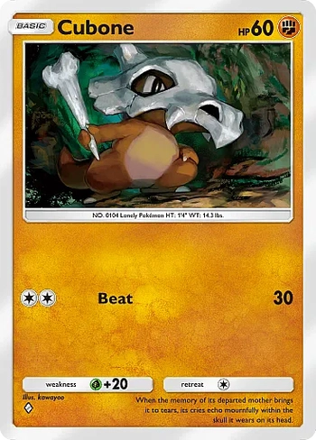 Cubone Common - Celestial Guardians (A3) #89