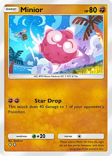 Minior Uncommon - Celestial Guardians (A3) #105
