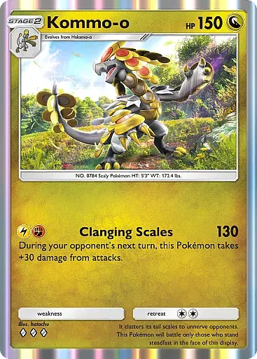 Kommo-o Rare - Celestial Guardians (A3) #127