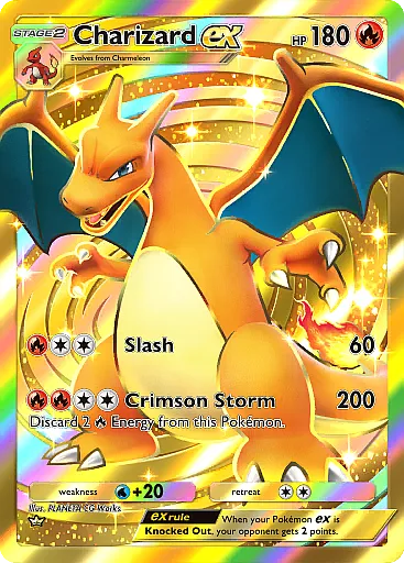 Charizard ex Crown Raro - Genetic Apex (A1) #284