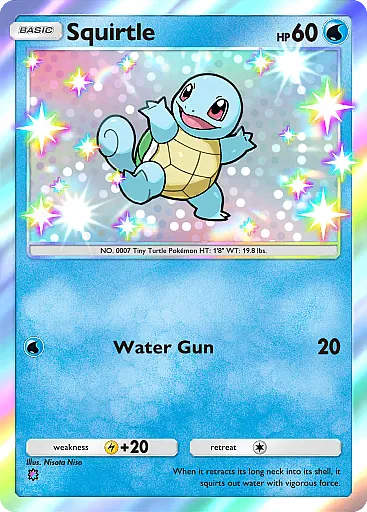 Squirtle Shiny - Celestial Guardians (A3) #215