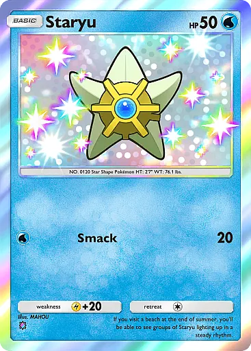 Staryu Shiny - Celestial Guardians (A3) #218