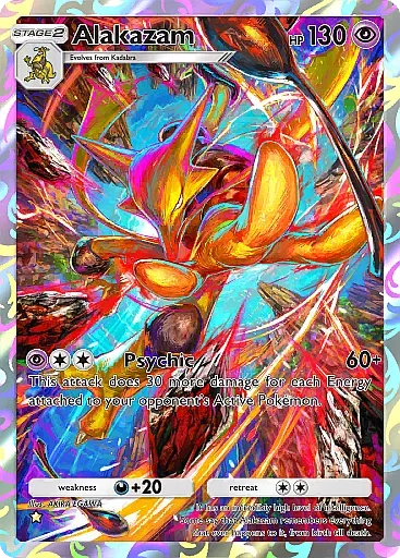 Alakazam Arte Raro - Punto Genetico Apex (A1) #236
