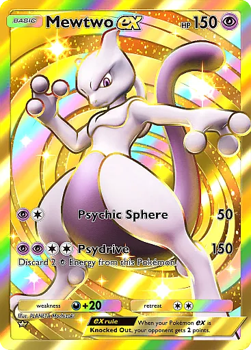 Mewtwo ex Crown Rare - Genetic Apex (A1) #286