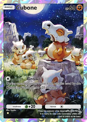 Cubone Art Raro - Picco Genetico (A1) #239