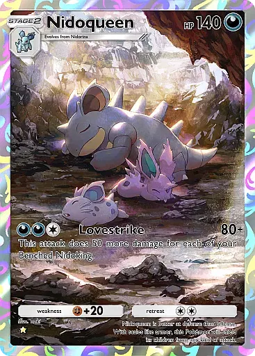 Nidoqueen Art Raro - Picco Genetico (A1) #240