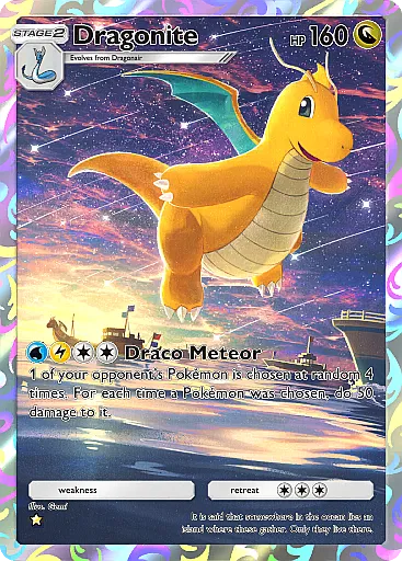 Dragonite Art Raro - Genetic Apex (A1) #244