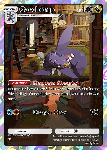 Garchomp Arte Rara - Scontro Spaziotemporale (A2) #175