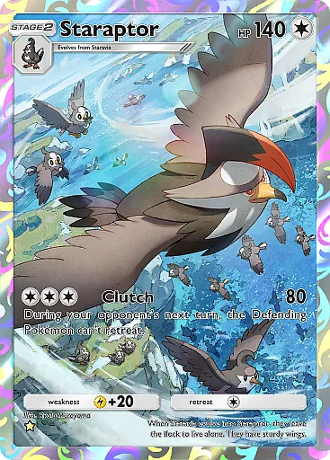 Staraptor Arte Rara - Scontro Spaziotemporale (A2) #176