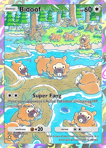 Bidoof Arte Rara - Scontro Spaziotemporale (A2) #177