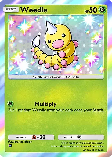 Weedle Shiny - Shining Revelry (A2b) #97
