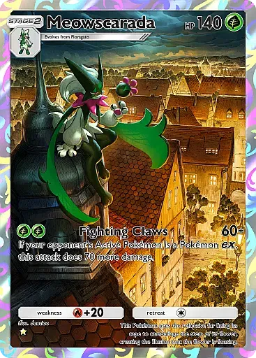 Meowscarada Arte Rara - Festa Luminosa (A2b) #73
