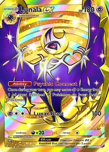 Lunala ex Crown Rare - Celestial Guardians (A3) #238