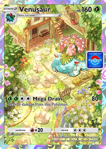 Arte Venusaur raro - Promo A (PROMO-A) #18