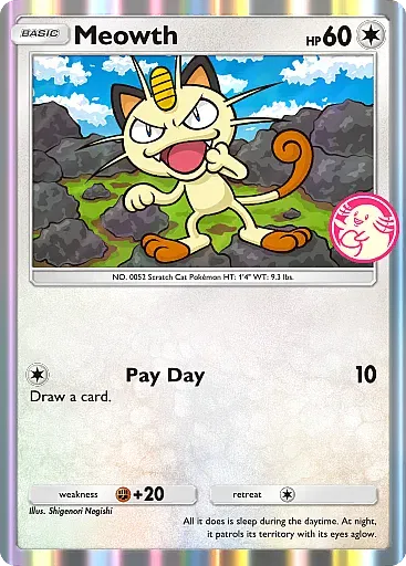 Meowth raro - Promo A (PROMO-A) #12