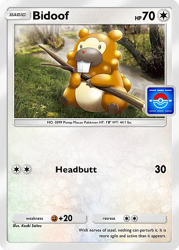 Bidoof Common - Promo A (PROMO-A) #57