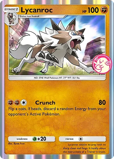 Lycanroc Rare - Promo A (PROMO-A) #68