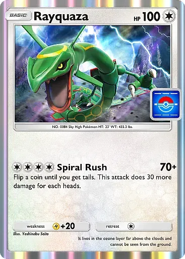 Rayquaza Rare - Promo A (PROMO-A) #63