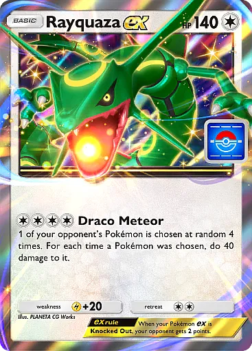 Rayquaza ex Double Rare - Promo A (PROMO-A) #64
