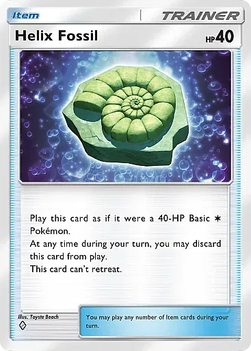 Helix Fossil Comune - Punto Genetico Apex (A1) #216