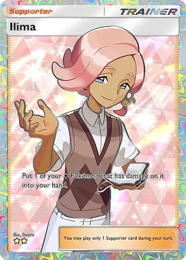 Ilima Super Rare - Celestial Guardians (A3) #191