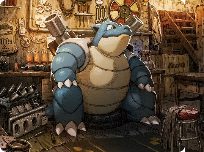 Evento di caduta di Blastoise