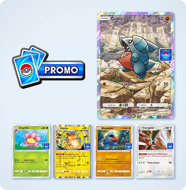 Evento di caduta di Gible