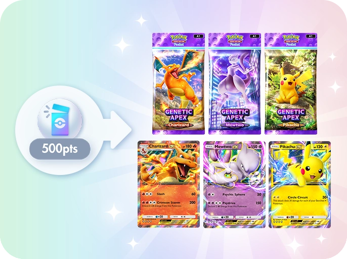 Punti pacchetto nel Pokémon TCG Pocket