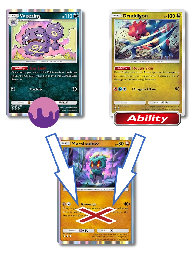 Danno indiretto contro la Rivincita di Marshadow