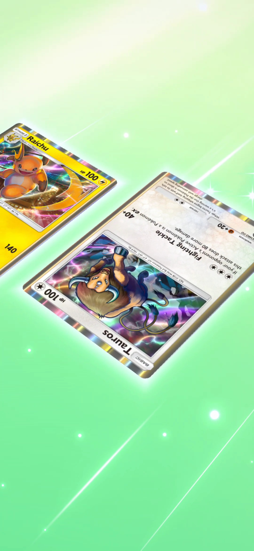 Scambio di tasca Pokémon TCG in movimento