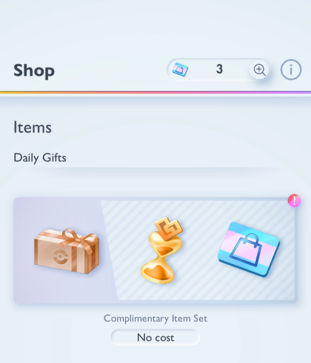 Set di articoli complementari del regalo quotidiano