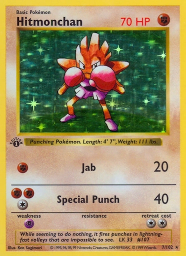 Hitmonchan serie base (TCG, 1996)