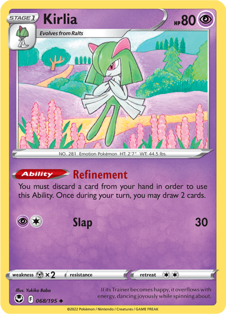 Kirlia Tempesta d'Argento TCG