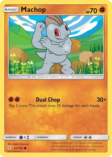 Machop, Guardiani in ascesa (TCG, 2017)