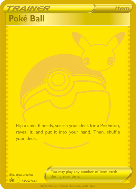 Poké Ball Oro Spada e Scudo Promozioni