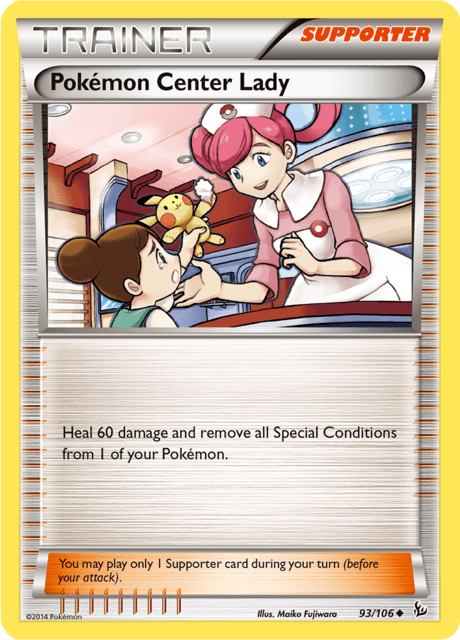 Signora del Centro Pokémon Flashfire